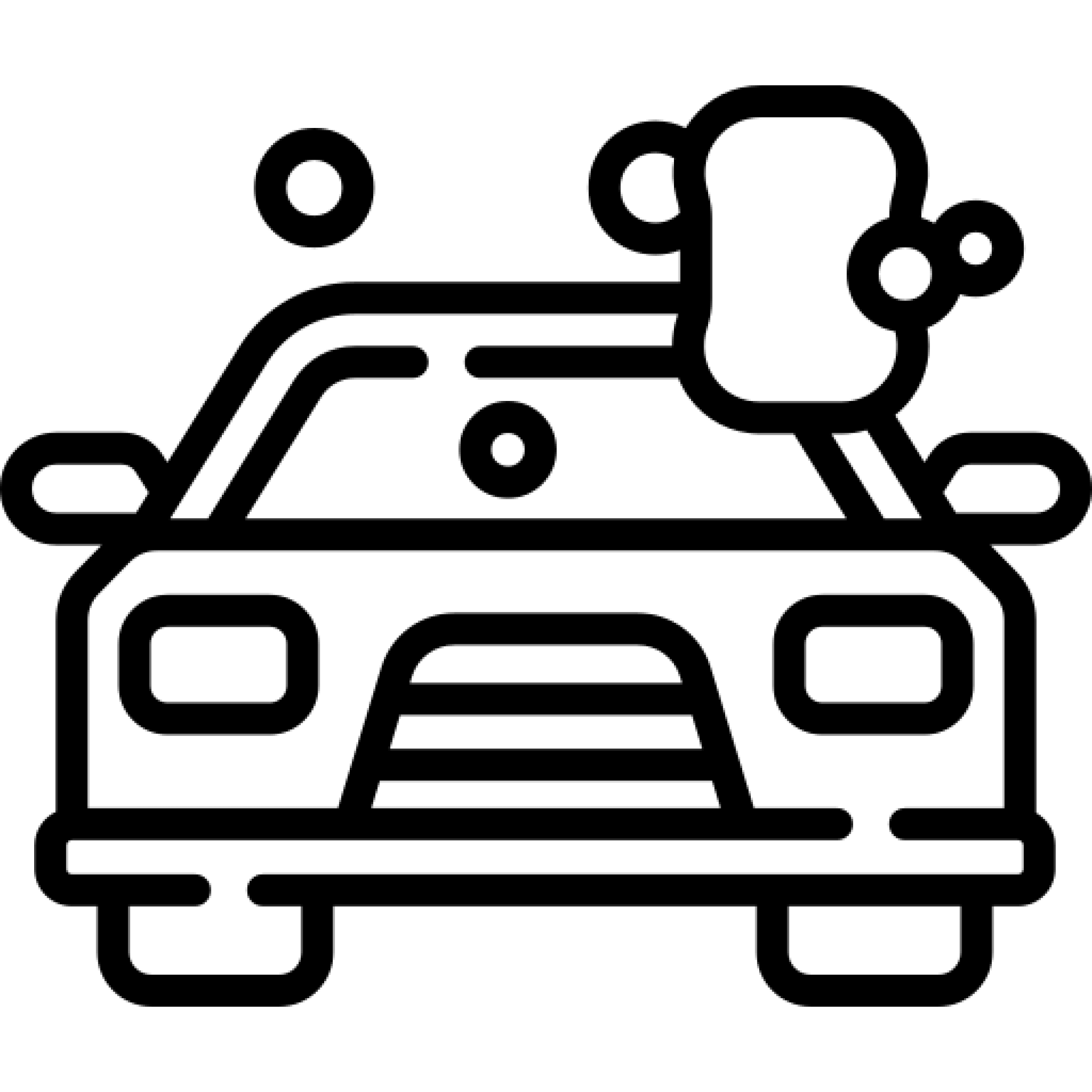 Exterior wash and dry