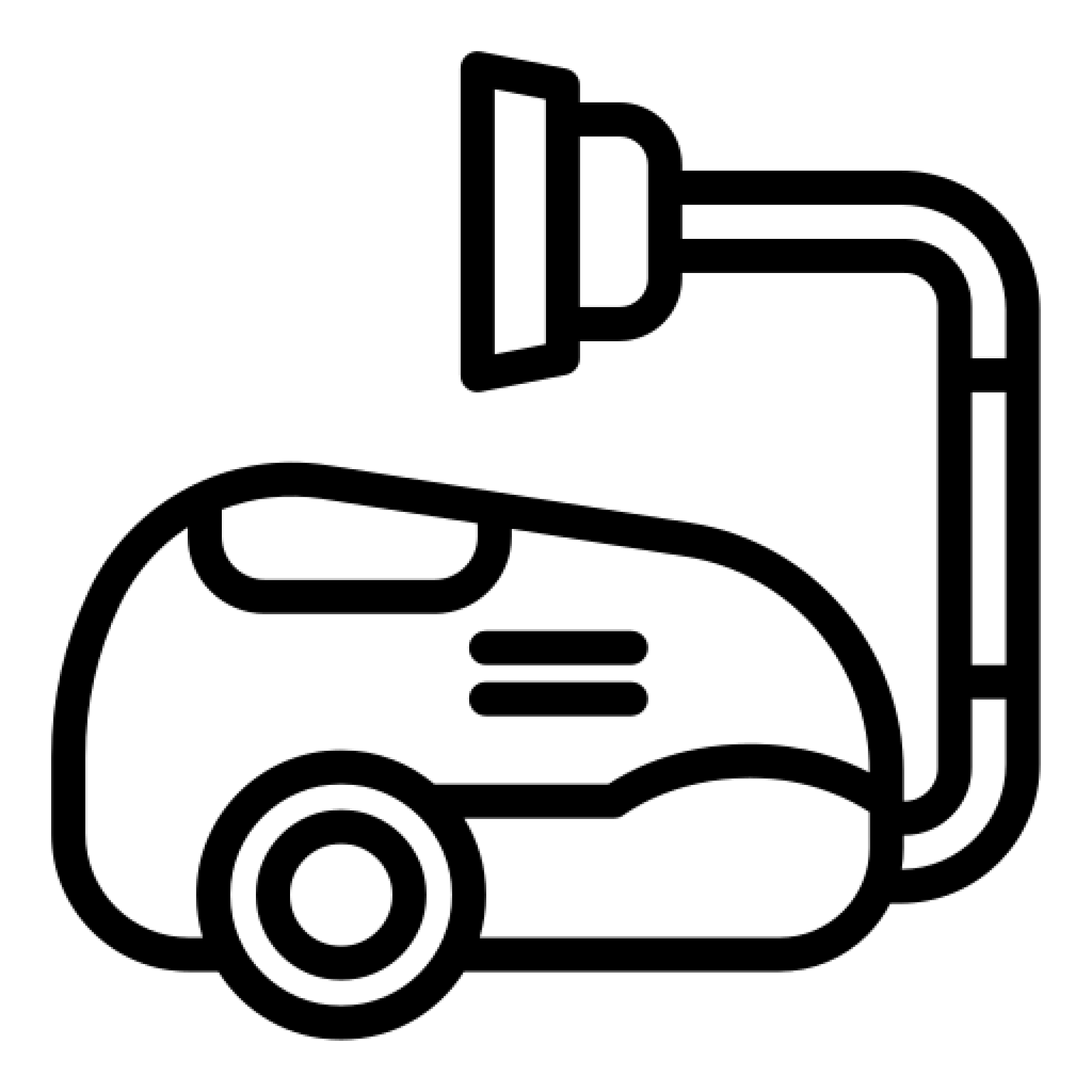 Interior vacuum and wipe down